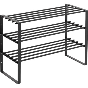 Spinder Design schoenenrek Rex SR 2 - Zwart - 12 paar schoenen - Staal