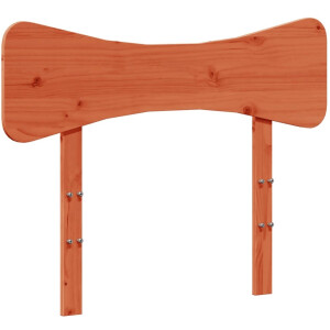 vidaXL - Hoofdbord - 90 - cm - massief - grenenhout - wasbruin