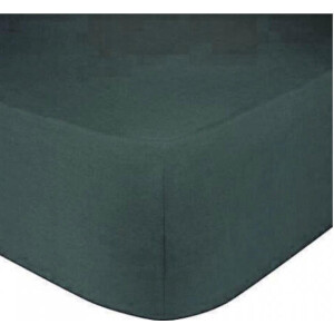 Hoeslaken Jersey - Extra stretch- geschikt voor boxspring- tweepersoons - 160x200+35 CM - Groen - Luxury Dreams