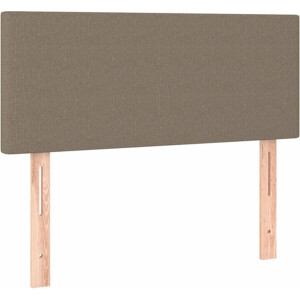 vidaXL - Hoofdbord - 100x5x78/88 - cm - stof - taupe