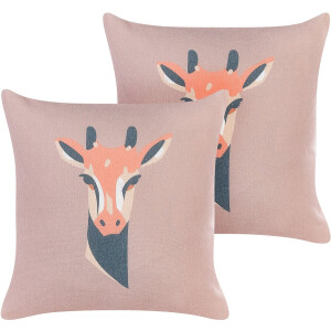 CANDELABRA - Sierkussen set van 2 - Taupe - Polyester