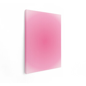 Artaza Canvas Schilderij Abstract Roze - 90x120 cm - Wanddecoratie Minimalistisch - Muurdecoratie Gradiënt - Schilderijen Op Canvas Slaapkamer