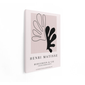 Artaza Canvas Schilderij Henri Matisse Poster - 30x40 cm - Wanddecoratie Abstract - Muurdecoratie Roze - Schilderijen Op Canvas Tentoonstelling