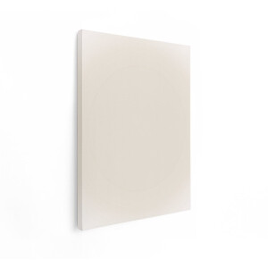 Artaza Canvas Schilderij Een Zachte - Neutrale Achtergrond met een Subtiele Gradiënt van Crème Naar Beige - 30x40 cm - Klein - Wanddecoratie Woonkamer - Schilderijen - Muurdecoratie
