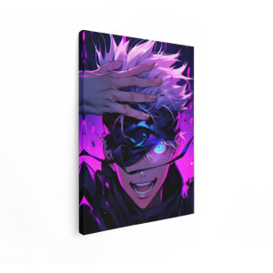 Artaza Canvas Schilderij Gojo Satoru - 30x40 cm - Wanddecoratie Anime Jujutsu Kaisen - Muurdecoratie Jongens Kamer - Schilderijen Op Canvas