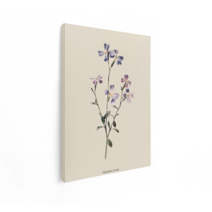Artaza Canvas Schilderij Bloemen - 90x120 cm - Wanddecoratie Virginian Stock - Muurdecoratie Vintage Bloemen - Schilderijen Op Canvas
