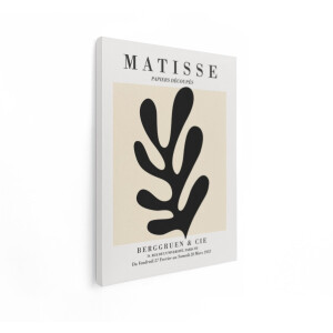 Artaza Canvas Schilderij Henri Matisse Papiers Découpés Abstracte Plantenkunstposter - 90x120 cm - Groot - Wanddecoratie Woonkamer - Schilderijen - Muurdecoratie