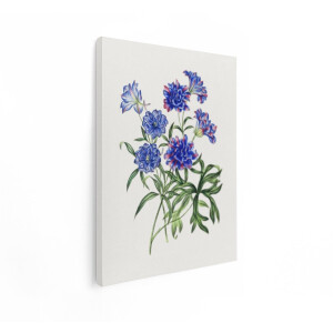 Artaza Canvas Schilderij Bloemen Schilderij - 30x40 cm - Wanddecoratie Botanisch - Muurdecoratie Vintage Aquarel - Schilderijen Op Canvas