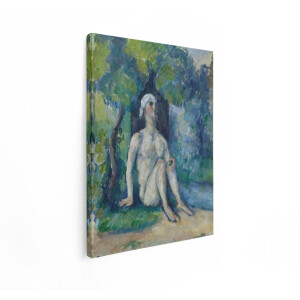 Artaza Canvas Schilderij Vrouw Onder Boom - 30x40 cm - Wanddecoratie Natuur - Muurdecoratie Impressionistisch Portret - Schilderijen Op Canvas