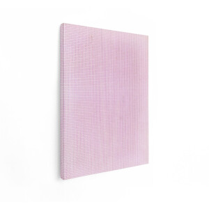 Artaza Canvas Schilderij Abstract - 60x80 cm - Wanddecoratie Geometrisch Patroon - Muurdecoratie Roze - Decoratie Minimalistisch Vierkant