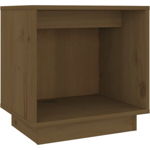 vidaXL - Nachtkastjes - 2 - st - 40x30x40 - cm - massief - grenenhout - honingbruin
