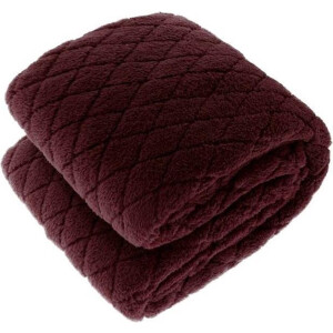 D- Unique Living | Plaid Ezra 150x200cm tawny port