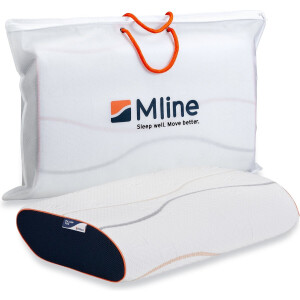 M line Pillow You ergonomisch hoofdkussen - medium – anti-allergeen – nek- en hoofdondersteuning – 11 cm hoog – schouderbreedte 39 - 43 cm