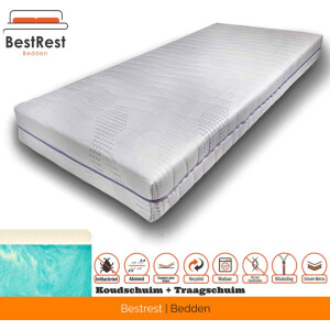 Duo Matras Luxe Koudschuim + Traagschuim - 22cm matrasdikte - 70x220cm
