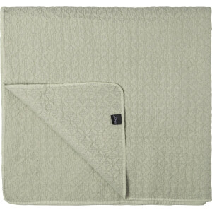 Linolux Plaid Stonewashed Mineral Green 160 x 260