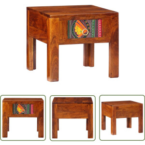 vidaXL Kastje - Nachtkastje - Nachtkastje 40x40x36 cm massief acaciahout - Salontafel - Tv Tafel - Acacia Hout