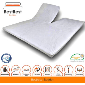 Splittopper Cooltouch - Koudschuim HR - 140x200cm - circa 7cm dik