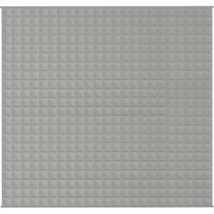 vidaXL - Verzwaringsdeken - 220x240 - cm - 11 - kg - stof - grijs