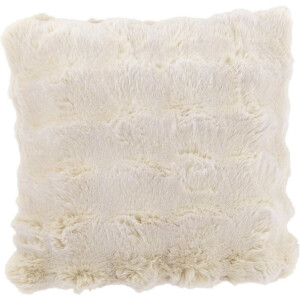 J-Line kussen Wave - polyester - ivoor