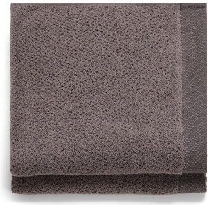 ESSENZA Connect Organic Breeze Handdoekenset Stone grey - 2x 70x140 cm