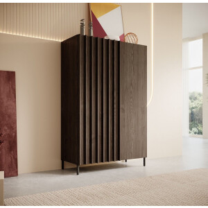 Meubella - Dressoir Paz - Donker eiken - 92 cm