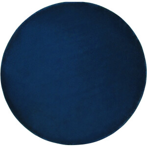 BELIANI GESI II - Laagpolig vloerkleed - Marineblauw - 140 cm - Viscose