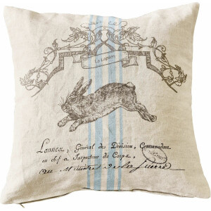 LOBERON Kussenhoes La Lapin beige