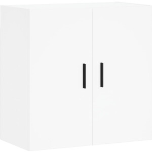 vidaXL - Wandkast - 60x31x60 - cm - bewerkt - hout - wit