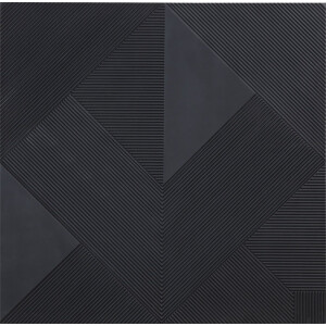 PTMD Wandpaneel Belinda - 120x2x120 cm - MDF - Zwart
