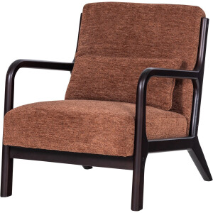 WOOOD Mark Fauteuil - Chenille - Bruin - 75x67x82