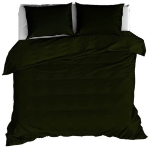 De Witte Lietaer Olivia Dekbedovertrek - Tweepersoons - 200x200/220 cm - Kahki