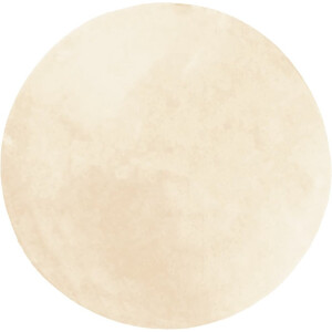 vidaXL - Vloerkleed - HUARTE - laagpolig - zacht - wasbaar - Ø - 100 - cm - crème