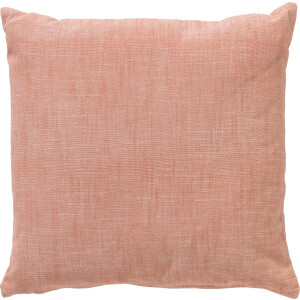 Dutch Decor NATURA - kussenhoes 45x45 cm - 100% biologisch katoen - Muted Clay - roze - met rits - zonder binnenkussen