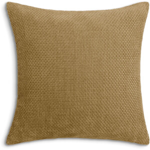 Heckettlane Sierkussen Velours Panama - Amber Gold - Sierkussens 48x48 cm - 100% Polyester Velours - Inclusief Binnenkussen