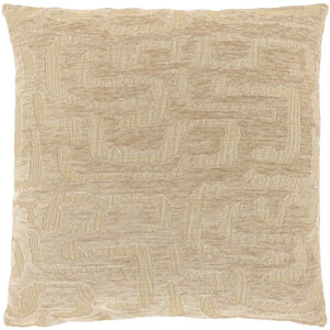 Unique Living Sierkussen Liam - Stof - Beige/Greige/Grijs - 45 x x 45 cm (BxHxD)