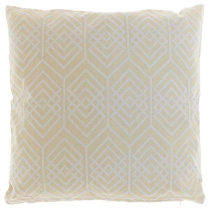 Unique Living | Kussen Deva - Beige - Ivory - 45x45cm - Kussen woonkamer of slaapkamer