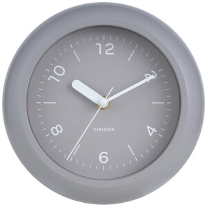 Karlsson Wandklok Slope - Warmgrijs - Ø20cm - Wandklok Scandinavisch