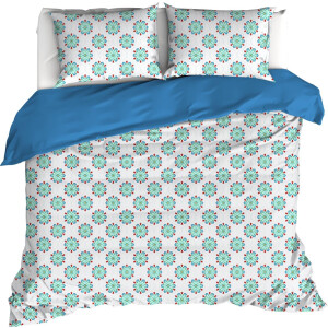 De Witte Lietaer Dekbedovertrek Holly, Dragon Fly - 200 x 200/220 - Katoen Percal