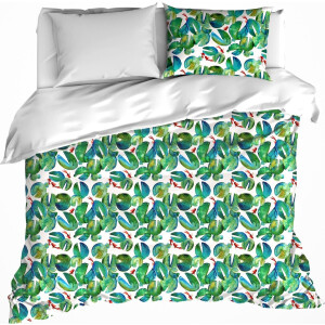 De Witte Lietaer Dekbedovertrek Puddle - Lits Jumeaux - 240 x 220 cm - Katoen
