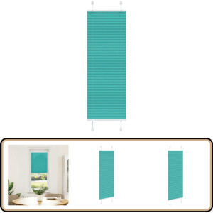 vidaXL Plisségordijn - 45x150 cm - Petrol Groen Plisségordijn - Raamdecoratie - Gordijnen - Privacy Screen - Zonwering