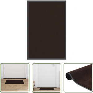 vidaXL Deuromranding - Vloermat - Deurmat 40x60 cm bruin - Anti Slip - Deurmat Bruin - Vloerbescherming