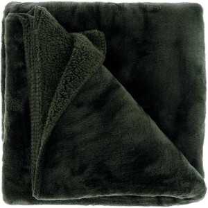 D- Unique Living | Plaid Torvah 150x200cm dark green