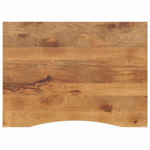 vidaXL Bureaublad Mangohout - 100x80x2,5 cm - Natuurlijk Houten Bureau Blad - Mangohout Tafelblad - Landelijke Stijl - Rustic Interieur - Bijzettafel