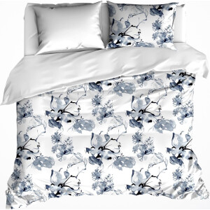 De Witte Lietaer Dekbedovertrek Katoen Satijn Quill - Lits Jumeaux - 240 x 220 cm - Wit