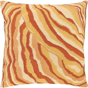 Unique Living - Sierkussen Ezra 45x45cm - Orange Flame
