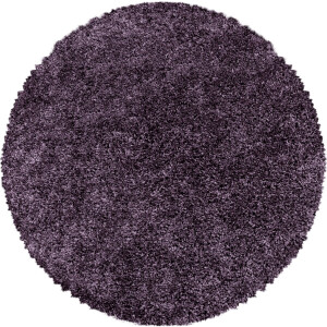 Flycarpets Azure Vloerkleed Rond - Paars - Hoogpolig - 200x200 cm