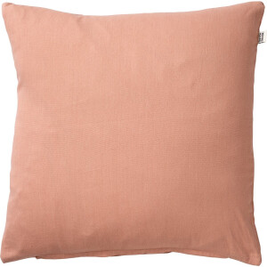 Dutch Decor JAMES - kussenhoes 45x45 cm - duurzaam katoen - effen kleur - Muted Clay - roze - met rits - zonder binnenkussen