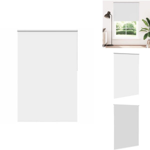 vidaXL Rolgordijn - Rolgordijnen - Dag- En Nachtgordijn - Verduisterend Rolgordijn - Rolgordijn verduisterend 160x210 cm stofbreedte 156,6 cm wit