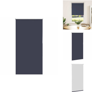vidaXL Rolgordijn - Rolgordijnen - Dag- En Nachtgordijn - Verduisterend Rolgordijn - Rolgordijn verduisterend 85x130cm stofbreedte 80,7 cm polyester