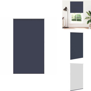 vidaXL Rolgordijn - Rolgordijnen - Dag- En Nachtgordijn - Verduisterend Rolgordijn - Rolgordijn verduisterend 140x210 cm stofbreedte 136,6 cm blauw